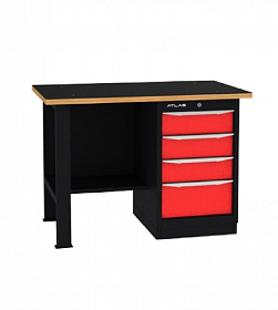 На сайте Трейдимпорт можно недорого купить Верстак промышленный однотумбовый ATLAS CT1200M4-L-B031. 